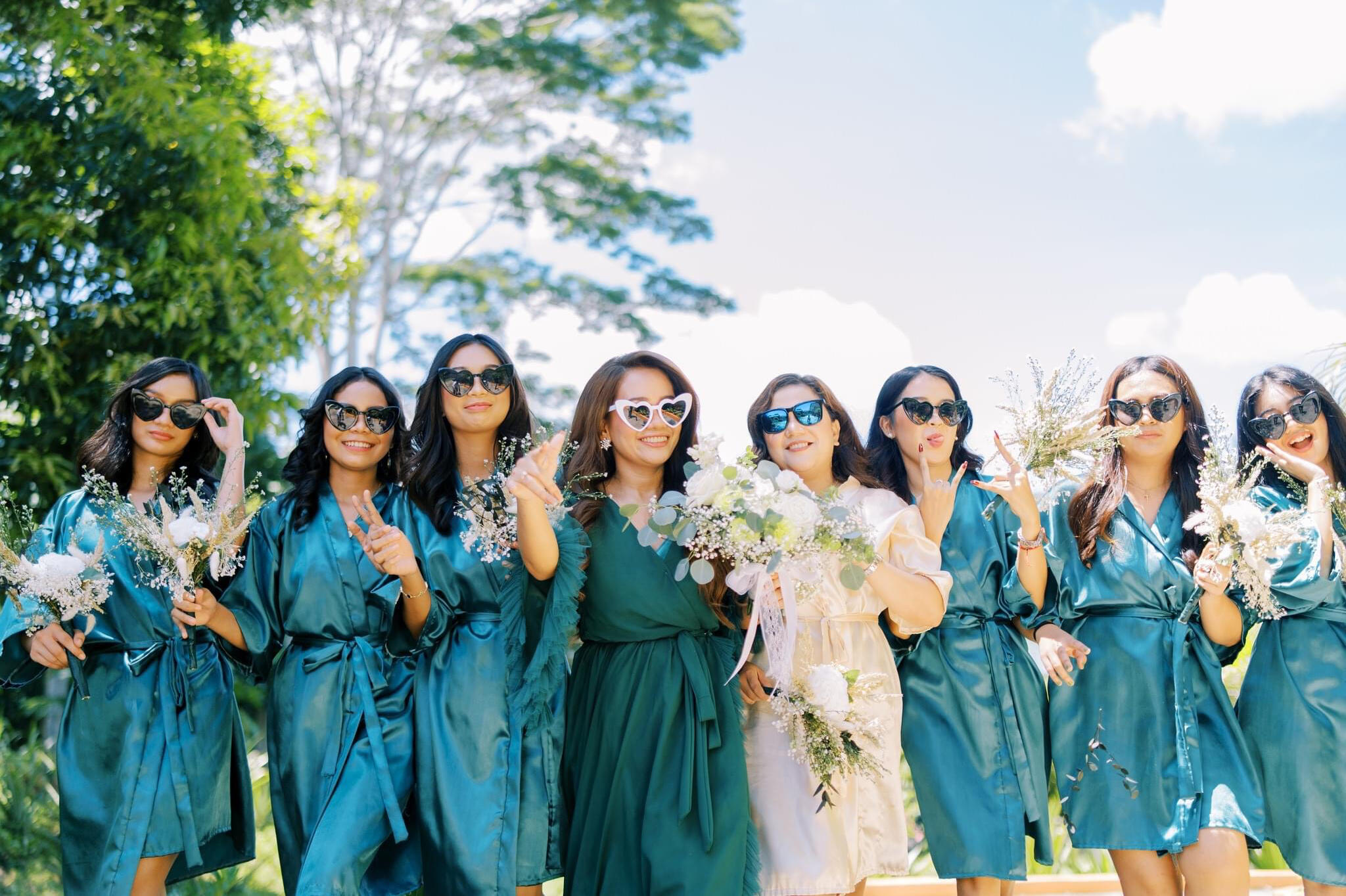 Prep photo for Bride and bridal entourage during their wedding day held in Mahayag, Zamboanga del Sur.